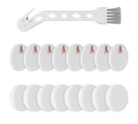 Leemone Filtre de rechange pour aspirateur sans fil Levoit LVAC-200, 8 filtres pré-moteur (8 filtres en feutre et 8 filtres en mousse) et 1 brosse multifonction