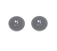 Leenax Enterprises 2 PièCes LED Voiture sous-Verres, pour DS Spirit DS3 DS4 DS4S DS5 DS 5LS DS6 DS7 Porte-gobelet Anti-dérapant Coaster USB 7 Couleurs Lumineux Ambiantes sous-Verres