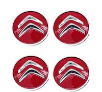 Leenax Enterprises 4 Pièces Auto ABS Cache moyeux, pour Citroen Picasso Aircross Grand C5 Wagon (60MM) Capuchons Centre Roue Anti-poussière Étanches Antirouille Décoration Accessoires