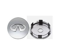 Leenax Enterprises 4 Pièces Auto ABS Cache moyeux, pour Infiniti EX35 FX35 FX37 FX40 FX45 FX50 (60MM) Capuchons Centre Roue Anti-poussière Étanches Antirouille Décoration Accessoires,B