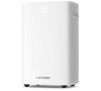 LEENON Deshumidificateur d Air 25L/24H, avec Mode Séchage, Minuterie, Double Drainage, Compresseur, 125 m³/50 m², Deshumidificateur d Air Electrique pour Salle de Bain, Chambre et Sous-sol