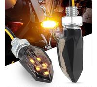Leepee Clignotant LED Ambre Super Lumineux Clignotant LED Clignotant LED Lampe Moto Moto