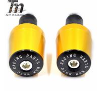 Leepee-Extrémités Universelles De Poignée De Guidon De Moto Cnc,Poids De Prise De Poignée De Motocross,Curseur Anti-Vibration Pour Options,7/8"" - Type Gold