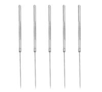 LEEQ 5 pcs Aiguilles à dissection - Aiguille à dissection en acier inoxydable à Bout droit Matériel d'expérimentation biologique, Aiguilles à taquiner pour sondes de précision microfines