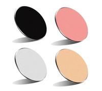 LEEQ Support aimanté Métalliques - 4pcs adhésif Plaques Métalliques, Support Voiture Aimanté Metal Plate, Plaque Aimant Telephone, pour Support Voiture Aimanté Smartphone