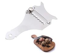 LEEQ Trancheur de Truffes Professionnelle - Râpe à Truffe, Trancheur à Fromage en Acier Inoxydable, Trancheuse à Truffe Réglable, Professionnelle Eminceur en INOX, pour Chocolat Fromage Truffe