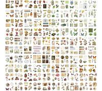 LEEQBCR 100 Feuilles/510 Pièces Autocollants Autocollants Scrapbooking,Bullet Journal Autocollants丨Scrapbooking Autocollants Journal,Autocollants Scrapbooking Journal,DIY Bullet Journaling et Plus
