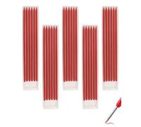 LEEQBCR Recharges de Crayons de Charpentier,36 pièces 2.8mm Recharge de Crayon Crayon de Charpentier,Recharges de Crayons Charpentier Solides,Mines de Crayon Noir pour Dessin D'architecte(rouge)