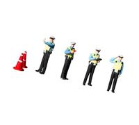LeeQinersw 1:64 Échelle de La Circulation Miniature Figures de Police pour Les Objets de Décoration de Scène Bricolage