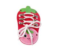 LeeQinersw 1 Jouet En Bois Lacet Tableau de Pratique Nouage Développement Motricité Fine Coordination Main Activité Ludique Destiné à Enfants Apprentissage Maiso, 1 Pc