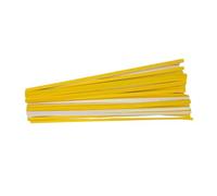 LeeQinersw 100 Pièces Bandelettes Éponge Couture Guide Bord Positionnement Autocollant Flexible Accessoire Machine à Coudre Adapté pour Fabrication de Vêtements, Jaune 2 Mm X 5 Mm