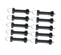 LeeQinersw 10pcs Gate de clôture électrique Handles Points de clôture Système de clôture électrique Heavy Duty
