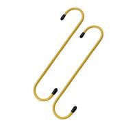 LeeQinersw 2 Pièces Crochets pour Étrier de Frein Supports de Maintenance Outil Mécanique et Cintre Robuste en Fer Solide avec Embouts Protecteurs Adapté pour Le, Jaune