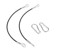 LeeQinersw 2x Câble Métallique en Acier, Câble de Poulie de Fitness, Rallonge de Remplacement, Câble en Acier pour l'Entraînement