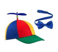 LeeQinersw 2x Chapeau à Hélice, Chapeau Hélicoptère, Couleurs Vives, Décoration Confortable, Casquette de Baseball pour Enfants pour Le