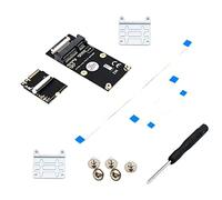 LeeQinersw 3 Pièces Adaptateur M.2 /E/avec Câble FFC Plat Support Métallique Vis et Notice Facile à Installer Adapté aux