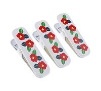 LeeQinersw 3 Pièces Kitsuke Clips Pinces Aluminium Fonction Protectrice Utilisation Convient Aux Personnes Portant Un Kimono Accessoire, 3 paquet