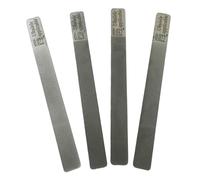 LeeQinersw 4 Limes pour Sillet de Guitare, Outils de Luthier, Entretien Professionnel, Robustes et Calibrées pour Rainurer Le Sillet.