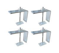 LeeQinersw 4 Supports D'installation D'évier sous Plan Antichute Robustes pour Bords épais