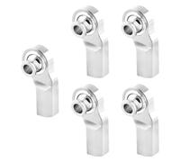 LeeQinersw 5 Pièces M3 Courbées pour Modèle de Voiture 1/10, Accessoires de Direction, Argent