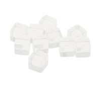 LeeQinersw 7x Dés Polyédriques Dés de Astrologique Jeu de Fête Jeu de Dés pour Bar, 10 pièces clair