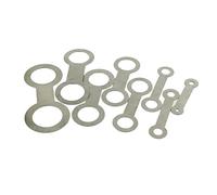 LeeQinersw 8 Pièces Outils Réparation Saxophone Tampons Ensemble Entretien Acier Inoxydable Prise Ferme Adaptés pour Réglage Précis Saxophone Alto Soprano Ténor
