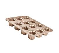 LeeQinersw à Cannelés 12 Cavités Multicavité à Canelés En Acier Au Carbone Usteile Cuisson pr Pâtissiers Amateurs