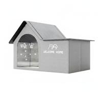 LeeQinersw Abri de Refroidissement Maison pour Chat Refuge Grotte Nichoir Douillet Espace Semi-Clos pour Calme Trois Couches Rafraîchissantes et Isolantes, Grand