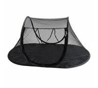 LeeQinersw Abri Repliable Tente pour Animaux Chat et Chien Tente Portative Niche Pliable Maille Transparente et Fond Stable Oxford Accès par Zip Convient aux Repos Domestiques Petites Sorties Brefs