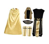 LeeQinersw Accessoires de costume égyptien pour homme, carnaval, rave, anniversaire, ceinture égyptienne, cape