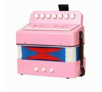 LeeQinersw Accordéon pr Débutants Compact Accordéon Débutant pr Spectacles Fantastiques, Rose