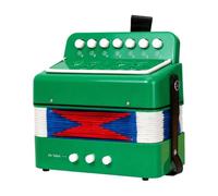 LeeQinersw Accordéon pr Débutants Compact Accordéon Débutant pr Spectacles Fantastiques, Vert