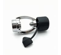 LeeQinersw Adaptateur Détendeur Plongée Convertisseur Bouteille Passage Standard Fileté à Standard Étrier Corps Solide Chromé avec Bouton Moleté et Capuchon sur