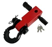 LeeQinersw Aelage Gpille Verrillable, Support D'aelage Axe Verrillage, Antirille, pr Dépannage, Rouge, Crochet Noir