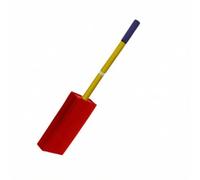 LeeQinersw Aide d'Entraînement de Basket Outil Interférence Bâton d'Opposition pour Perturber les Tirs et Dribbles avec Tête Matelassée en Cuir PVC Noyau en, Rouge, Forme Carrée