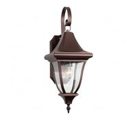 LeeQinersw Applique Murale Extérieure Lanterne Lampe de Mur Éclairage d'Allée Luminaire de Maison Cadre en Métal et Panneaux de Verre Texturé Protection Contre