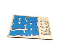 LeeQinersw Aquarium En Bois, Jouet Puzzle Préscolaire pour Adultes et