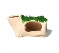 LeeQinersw Aquarium Refuge Cachette Grotte Abri Ornement en Céramique à Intérieur Creux Servant de Refuge et Site de Reproduction pour Crevettes Adapté à, Souche D Arbre