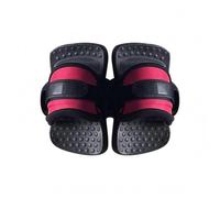 LeeQinersw Aquatic Footwear Sangle de Pied pour Planche Fixation Bottes de Pied Attaches Antidérapantes Réglables Matériau Caoutchouc et Métal avec Ajustement, Red Black S-05 Small
