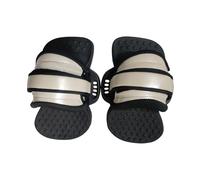 LeeQinersw Aquatic Footwear Sangle de Pied pour Planche Fixation Bottes de Pied Attaches Antidérapantes Réglables Matériau Caoutchouc et Métal avec Ajustement, Black White