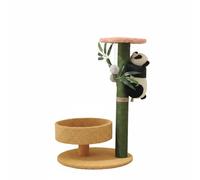 LeeQinersw Arbre Griffoir Condo Tour Grattoir Structure à Étages avec Poteaux Surface Douce en Velours Teddy Base Épaissie pour Sécurité