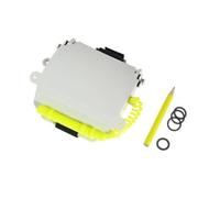 LeeQinersw Ardoise Plongée Pliante à Trois Pages Compacte Tablte D'écriture -Marine Crayon Aaché Pliable Bloc-Notes Plongée à Trois Vols