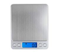 LeeQinersw Balance Numérique de Poche d'une Capacité Allant jusqu'à 3000 G, Offrant Une Mesure Précise, Un écran Rétroéclairé et Une Grande Portabilité.