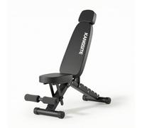 LeeQinersw Banc de Musculation Pliable Banc d'Entraînement Banc de Musculation Banc Inclinable Banc Réglable Structure en Acier et Cuir PU Rembourré Appui-tête