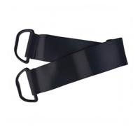 LeeQinersw Bande d'Entraînement des Membres Inférieurs Bande de Stretching Jambe Sangle de Mouvement Guidé Sangle d'Assouplissement Sangle de Rééducation en, Noir, 1.1 Mètre