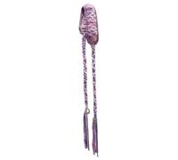 LeeQinersw Bandeau à cheveux bohème pour femme, bandeau tricoté, bandana tissé pour les fêtes d'adolescents, Violet Léger