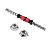 LeeQinersw Barre D'haltère avec Poignée Ajustable et Écrous pour Entraînement de Force, 50 Cm