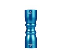 LeeQinersw Billiard Cue Tip Perforateur Scuffer Outil Billard Accessoire Queue Aluminium Compact Pratique Adapté pour Joueurs Réguliers Domicile Espace Collectif, Bleu