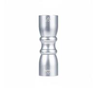 LeeQinersw Billiard Cue Tip Perforateur Scuffer Outil Billard Accessoire Queue Aluminium Compact Pratique Adapté pour Joueurs Réguliers Domicile Espace Collectif, Argent