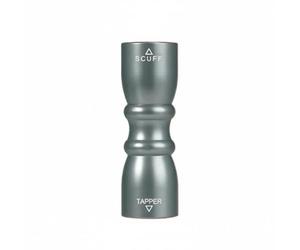 LeeQinersw Billiard Cue Tip Perforateur Scuffer Outil Billard Accessoire Queue Aluminium Compact Pratique Adapté pour Joueurs Réguliers Domicile Espace Collectif, Gris